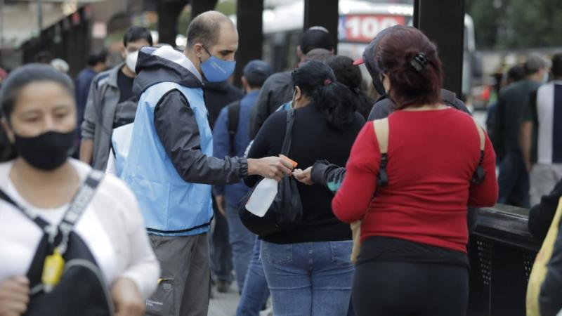 Por la vuelta a clases presenciales, fiscalizan el transporte público.