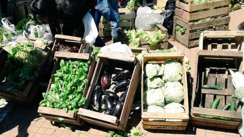 Pequeños productores realizaron un verdurazo