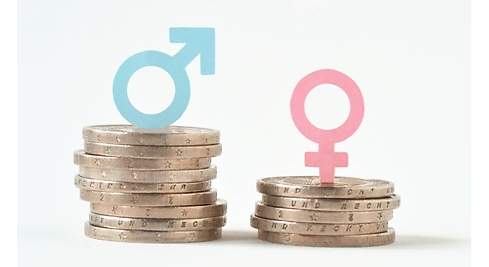 La brecha salarial entre hombres, mujeres lo los puestos que ocupan.