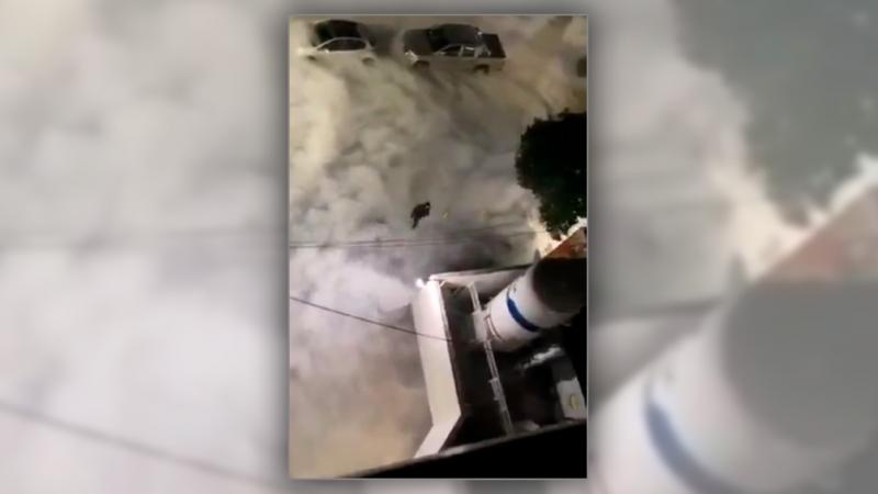 Una fuga de oxígeno líquido de un sanatorio generó una nube blanca en el centro tucumano