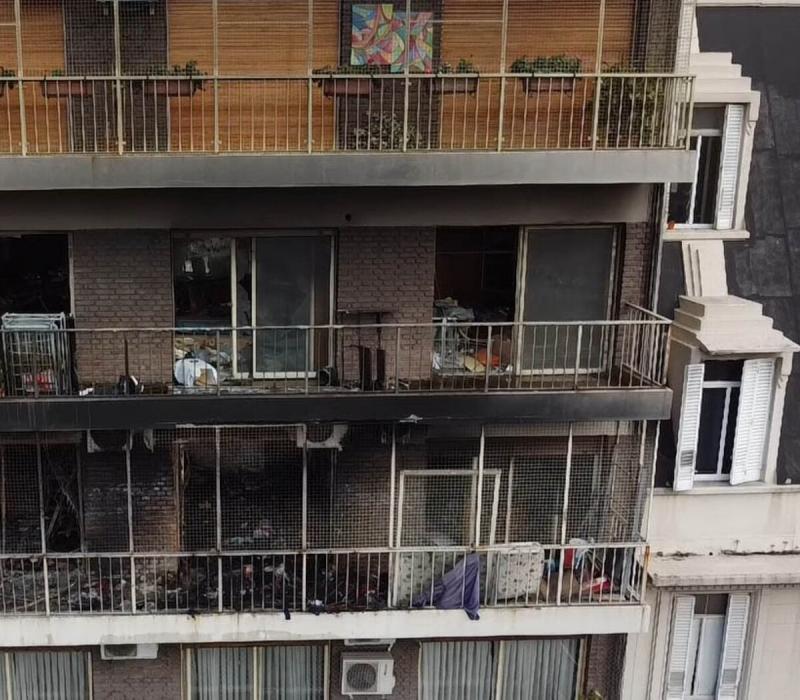 Incendio trágico en un edificio de la Recoleta con cinco víctimas fatales
