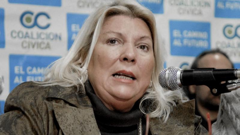 Carrió consideró vergonzoso hablar de candidaturas 