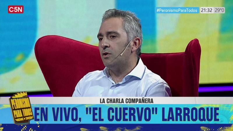Larroque le pidió nuevamente al presidente que desista de la candidatura
