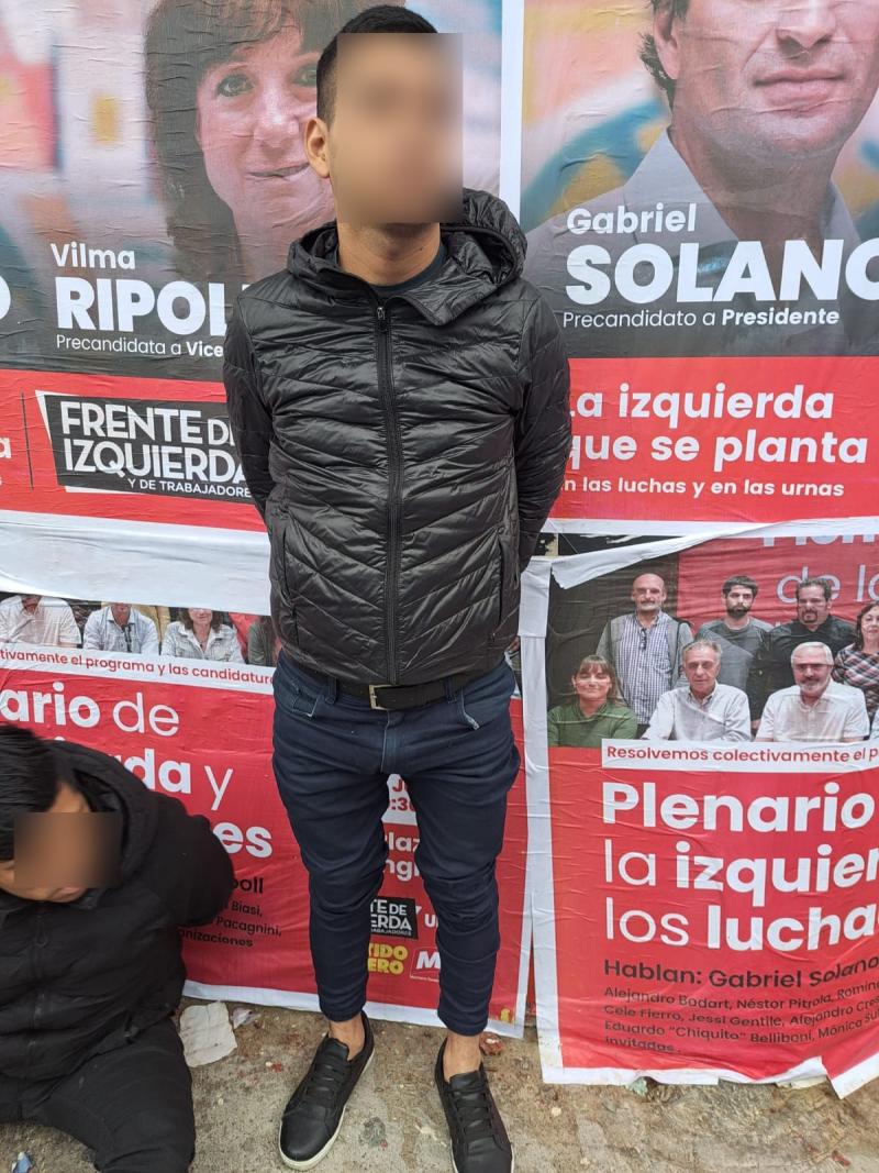 Caen dos ladrones con un inhibidor de señal en Balvanera 