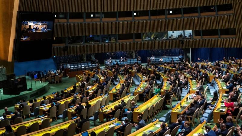 Argentina votó a favor de Israel en la ONU, pero perdió la votación 143 a 9