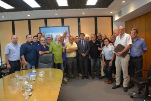 Gremios portuarios se reunieron con Moroni