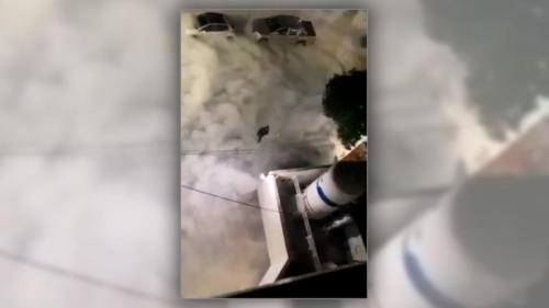 Una fuga de oxígeno líquido de un sanatorio generó una nube blanca en el centro tucumano