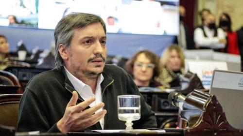 Máximo Kirchner cuestionó el comportamiento agresivo de la oposición.