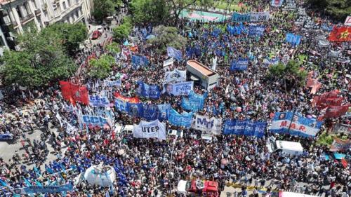 La CGT aseguró que el paro fue 