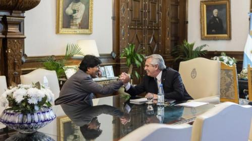 El presidente almorzó con Evo Morales y prometió profundizar los lazos entre los pueblos