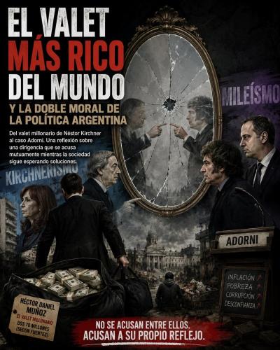 El valet más rico del mundo y la doble moral de la política argentina