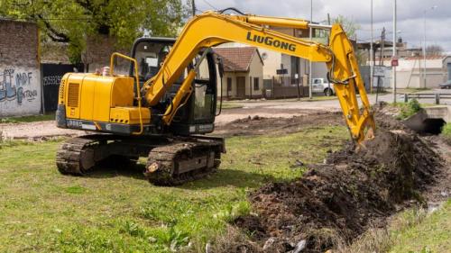 El Niño: Berazategui refuerza los trabajos de prevención en el barrio Santo Tomás de Aquino